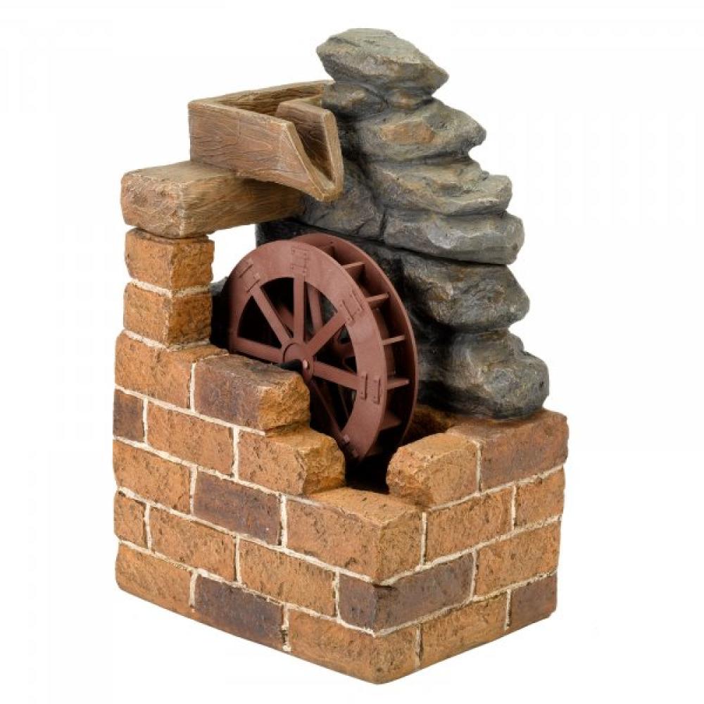 Solar-Wasserbrunnen ohne Hintergrund